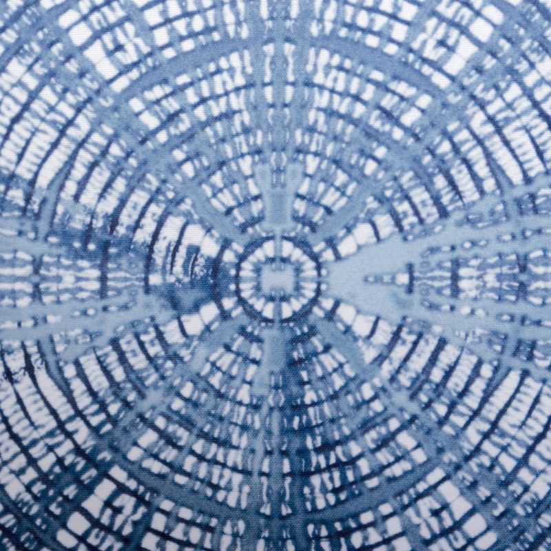 Tree Rings Shower Curtain Blue - Moda at Home