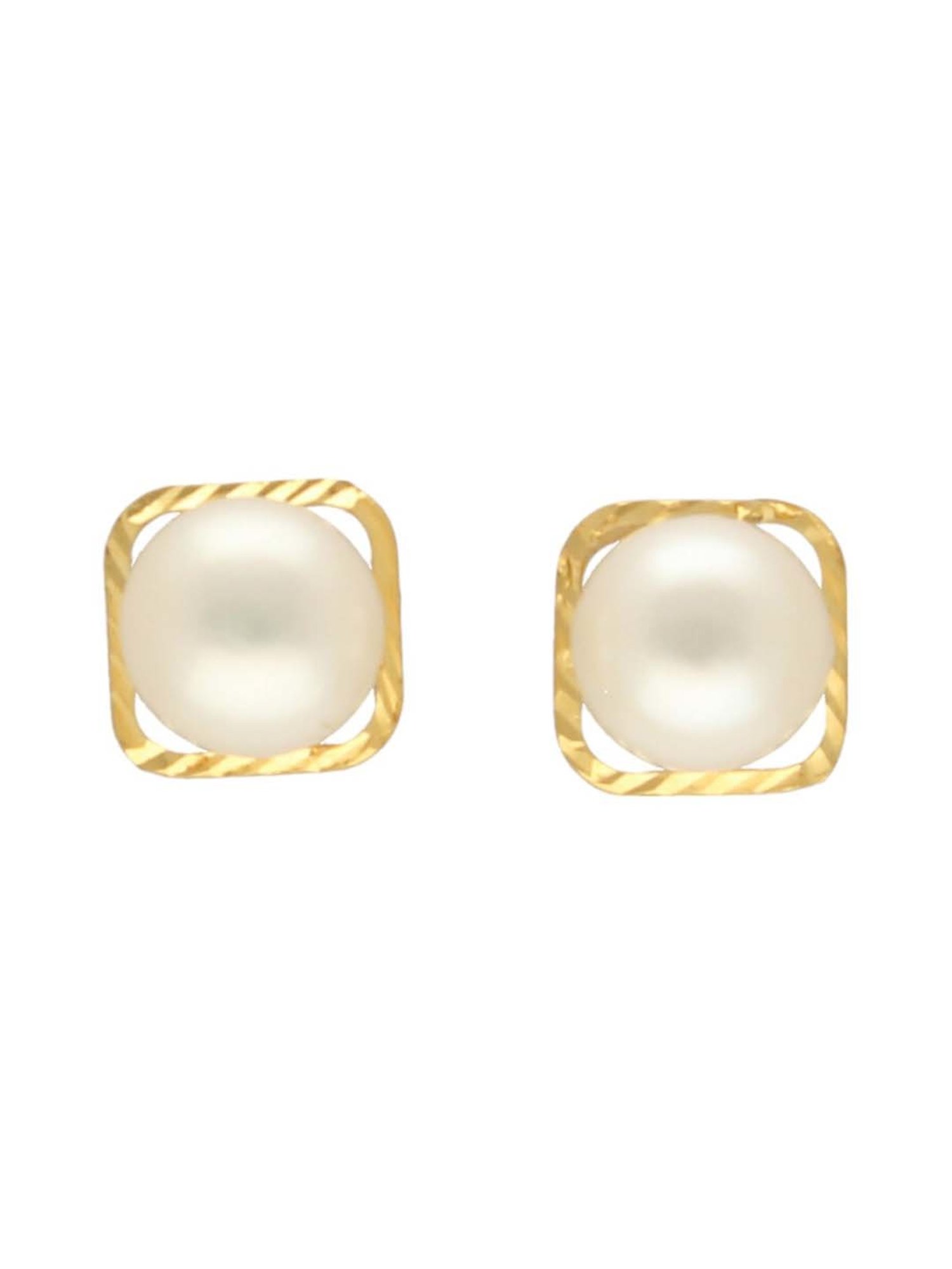 Sri Jagdamba Pearls 22k Ciana Gold Earrings