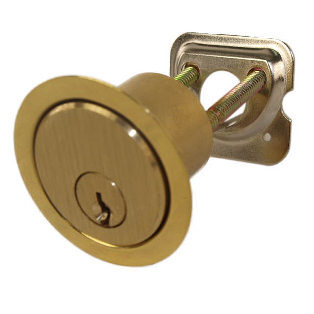 Progressive Hardware, 160FPL, Fox Style Police Lock Replacement Cylinder, Solid Brass