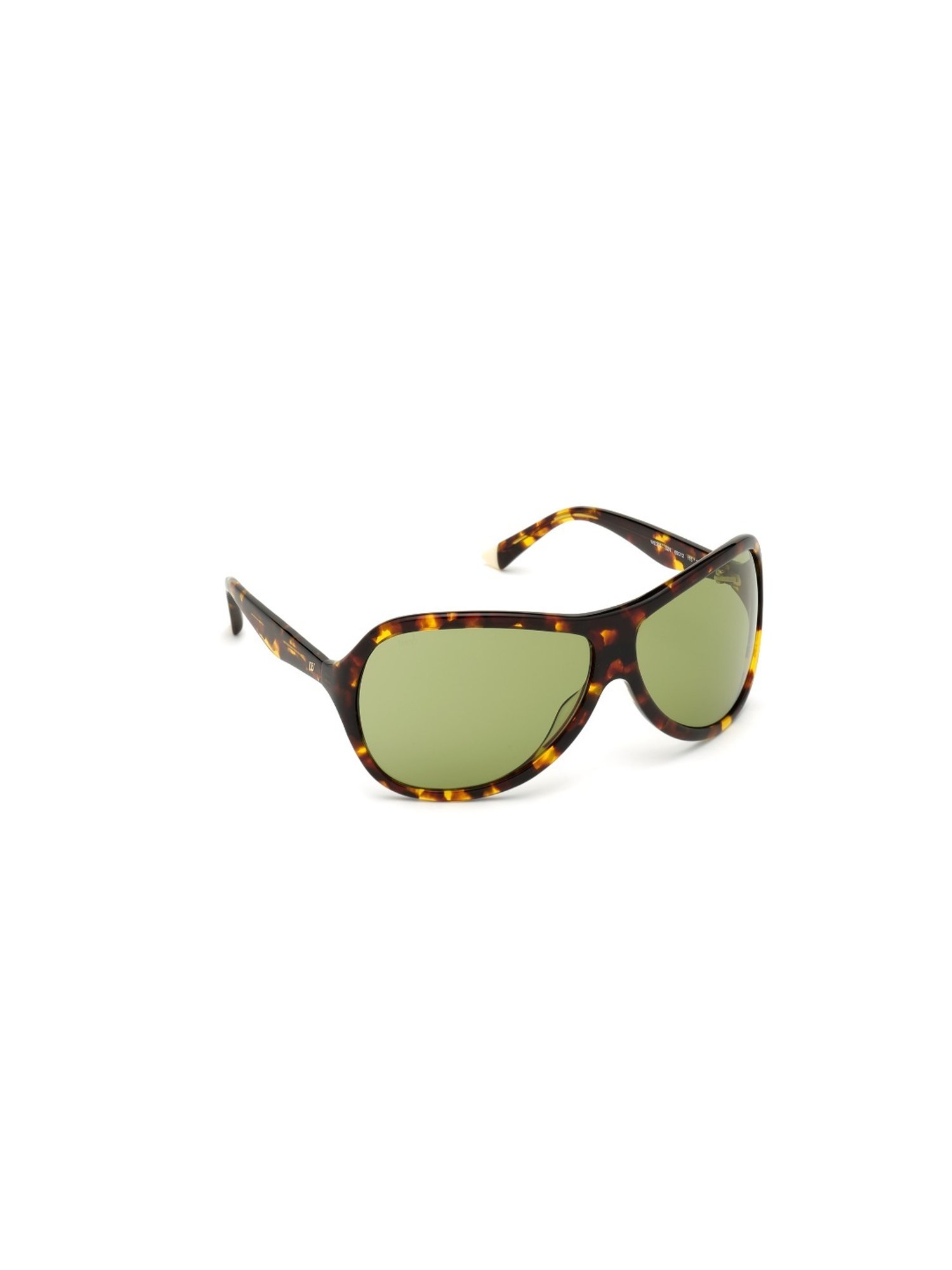 WEB EYEWEAR Green Oversize Irregular Sunglasses for Women