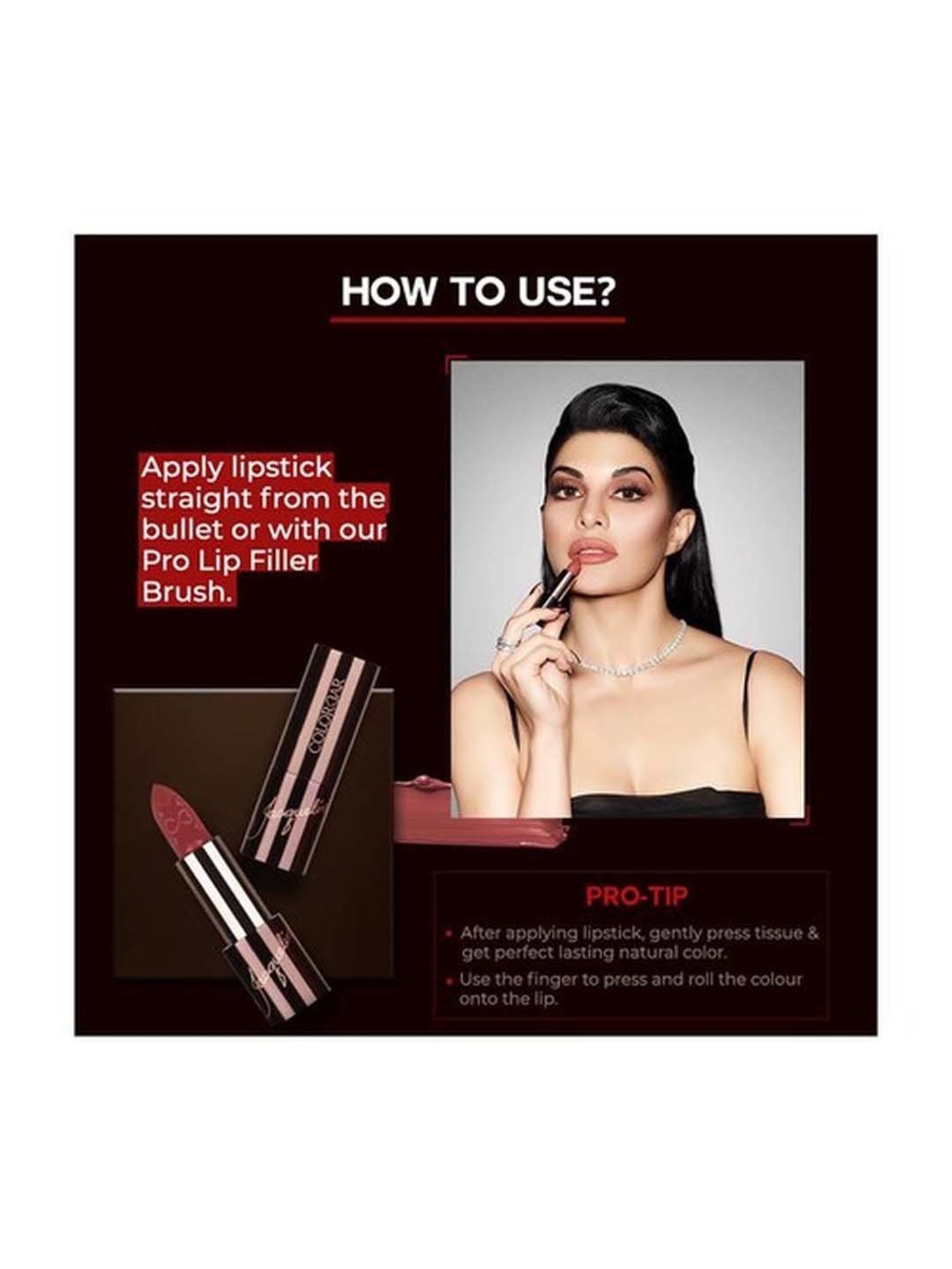 Colorbar X Jacqueline Sinful Matte Lip Color Dirty Date 027 - 3.5 gm