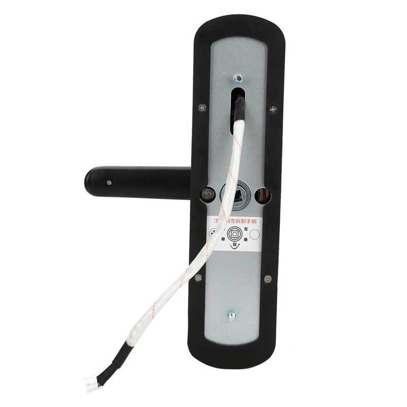 Keyless Entry Door Smart Door Lock Fingerprint Password IC Card Household Anti-Theft WiFi with 2 Mechanical Keys Password Lock