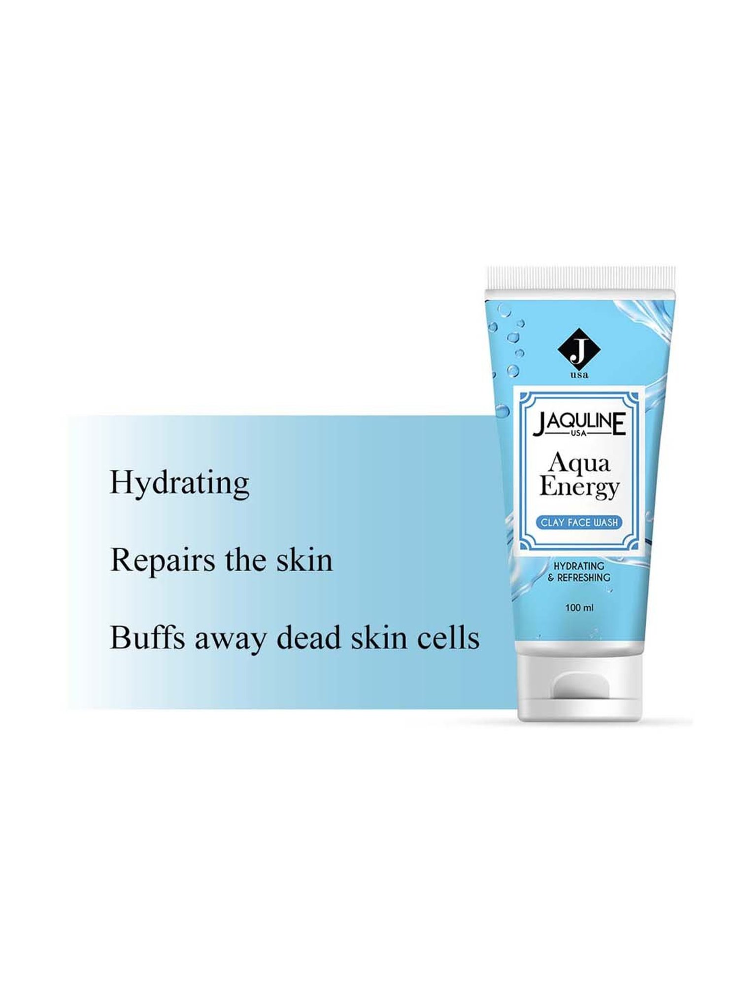 Jaquline USA Aqua energy Clay Face Wash - 100 ml