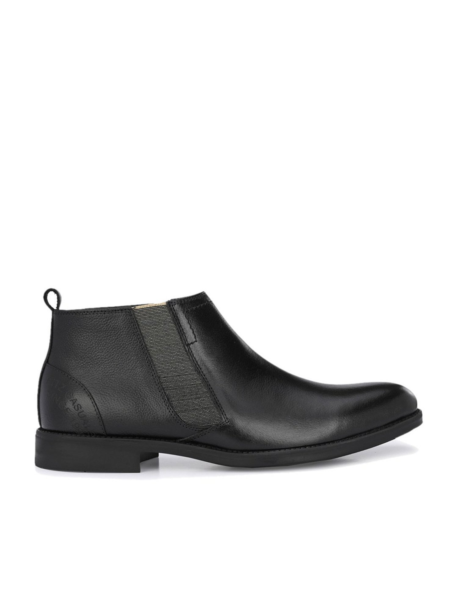 Hitz Men's Black Chelsea Boots