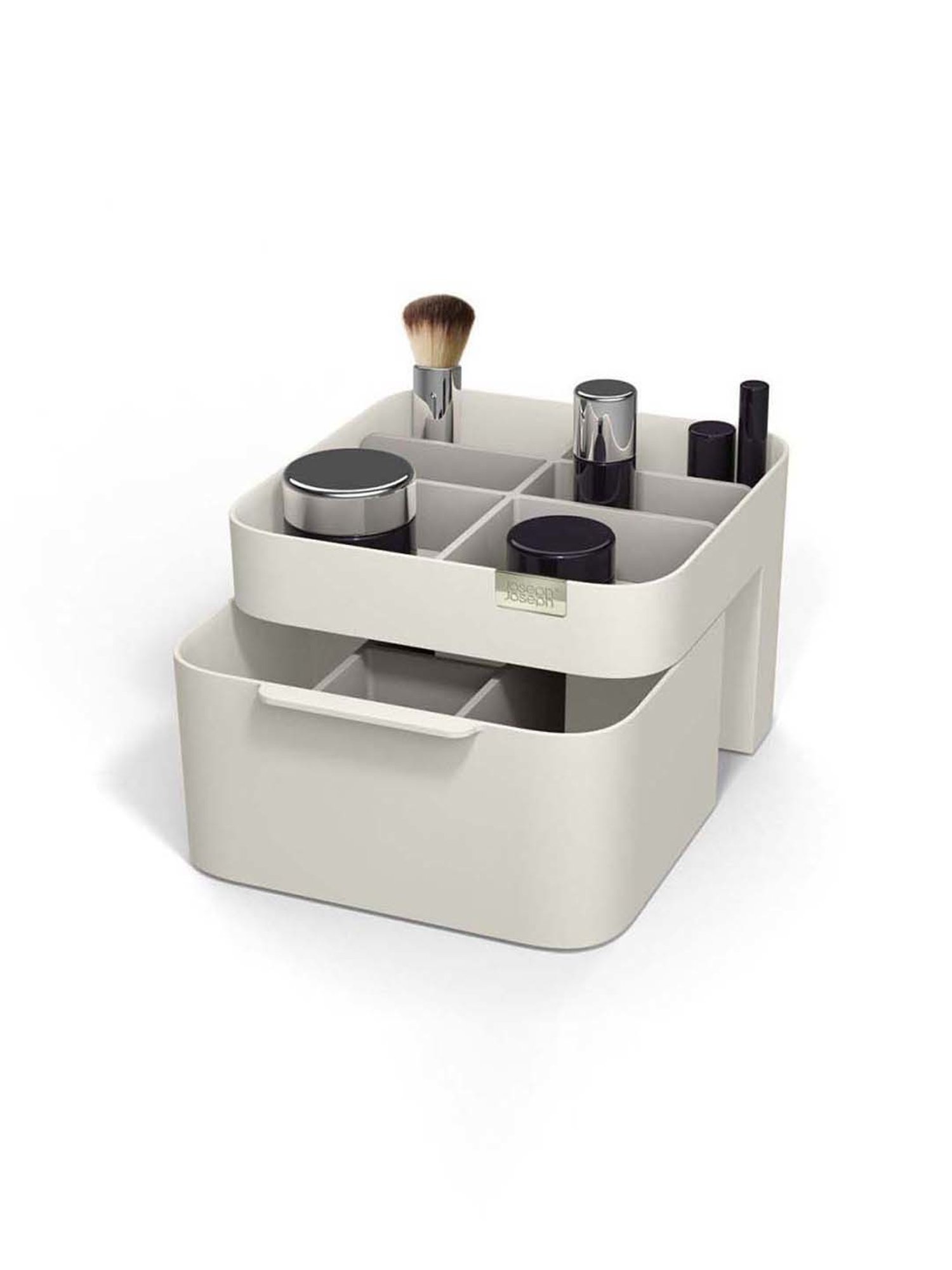 Pure Home and Living Beige MDF Solid Storage Boxes