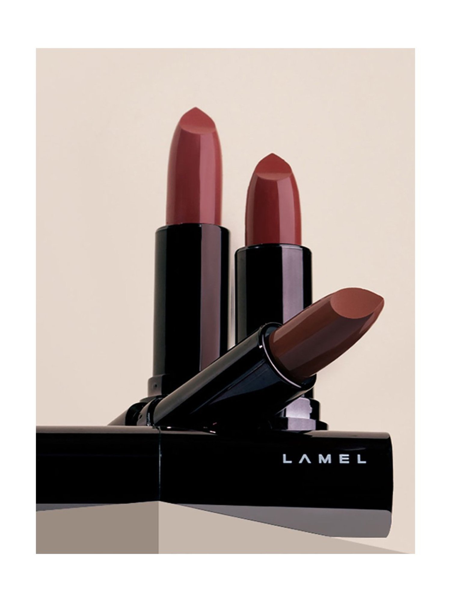 Lamel Silk Cover Silky Cream Lipstick 403 Soft Coral - 3.8 gm