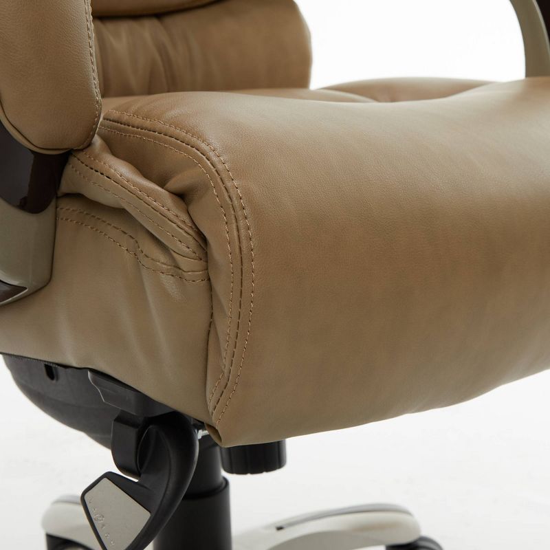 Winston Wood Accent Executive Chair Taupe - La-Z-Boy