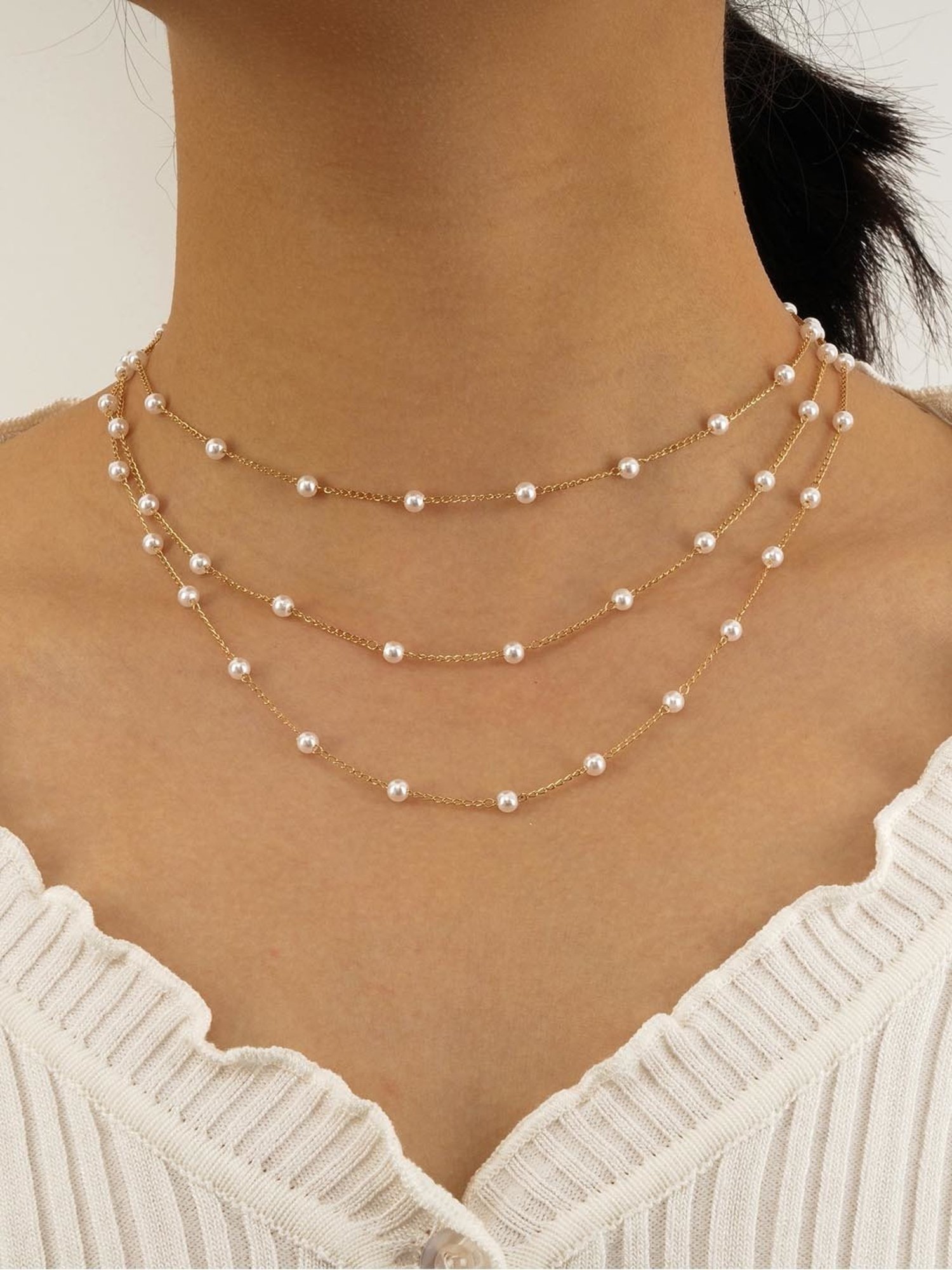 Ted Bekar Ilenie Island Pearl Bead Necklace