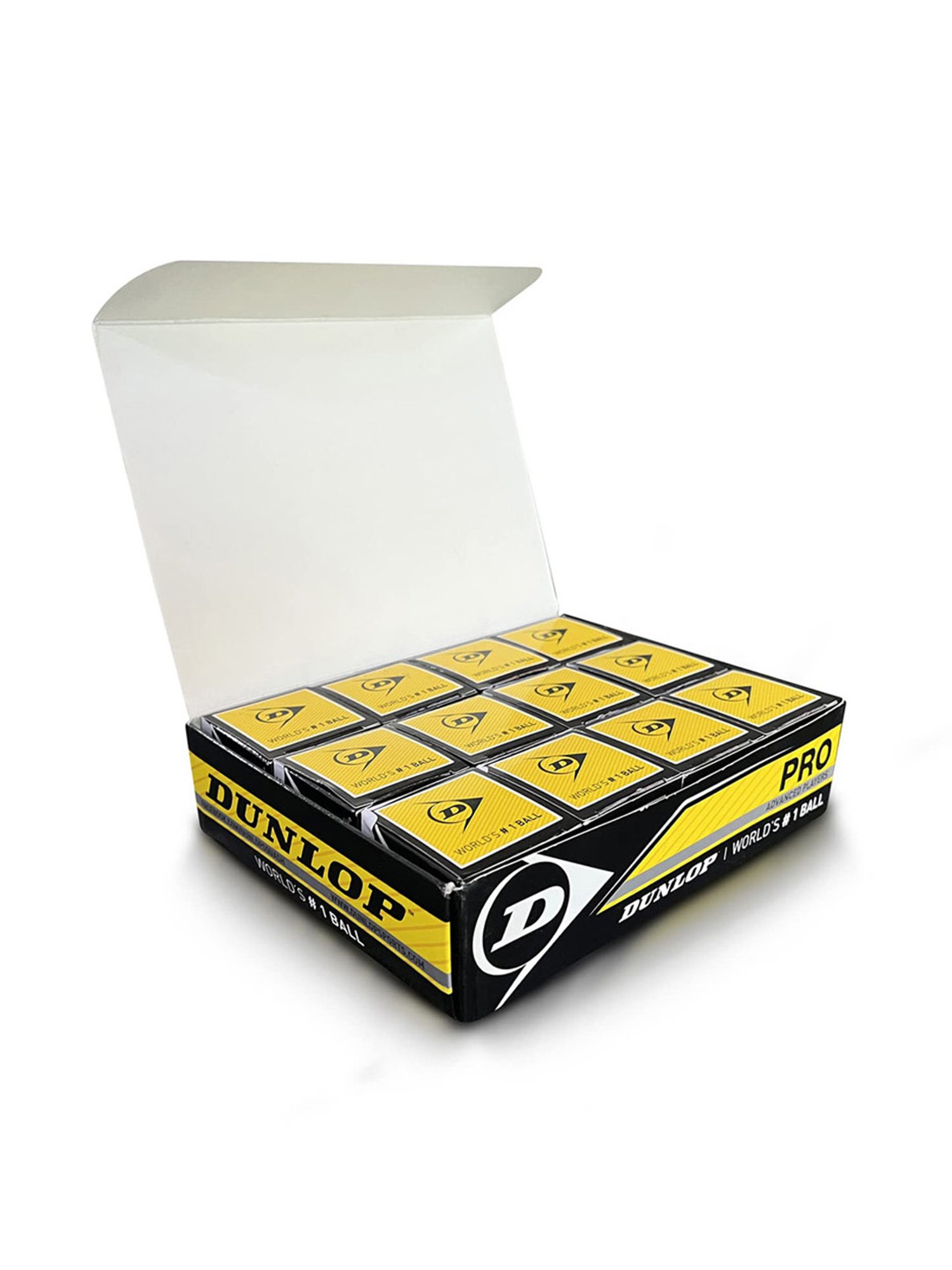 Dunlop Single Dot Squash Ball (White) Size - 127.2mm