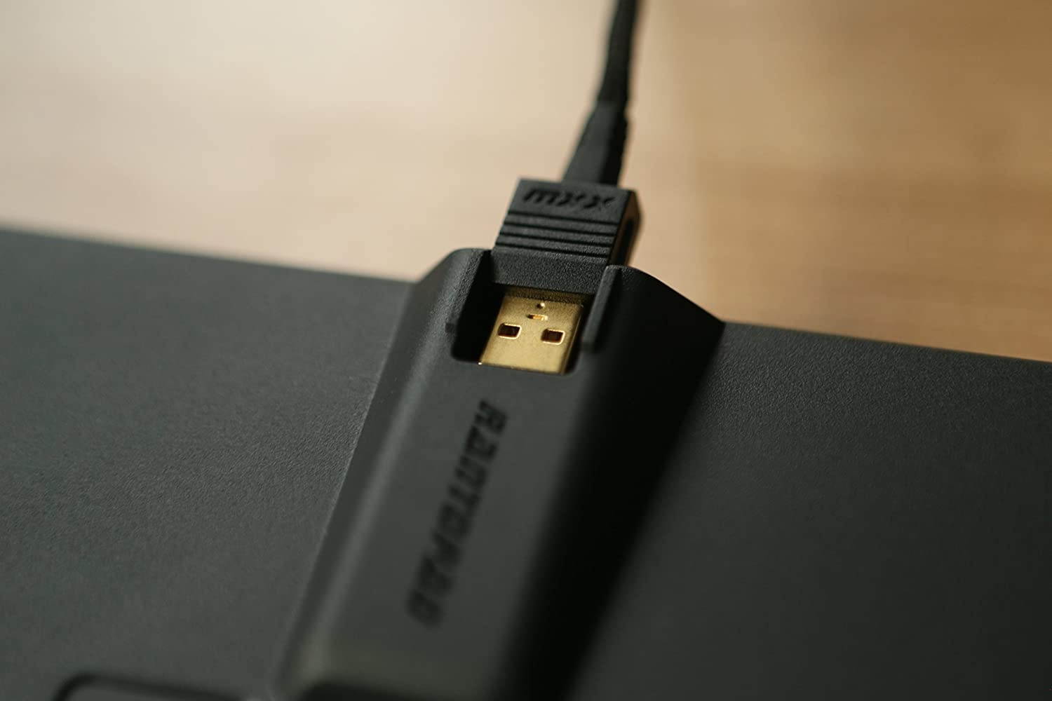 Rantopad MXX Mechanical Gaming Keyboard - 87 Keys,White Backlit, Blue Switches, Blue Aluminum Cover, N-Key Rollover