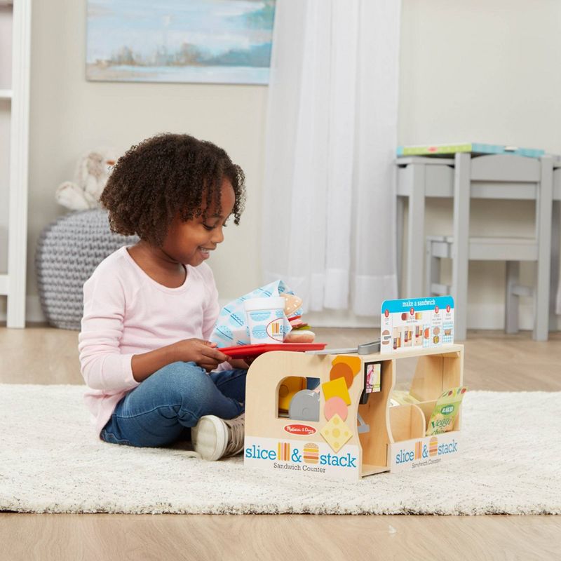 Melissa & Doug Slice & Stack Sandwich Counter
