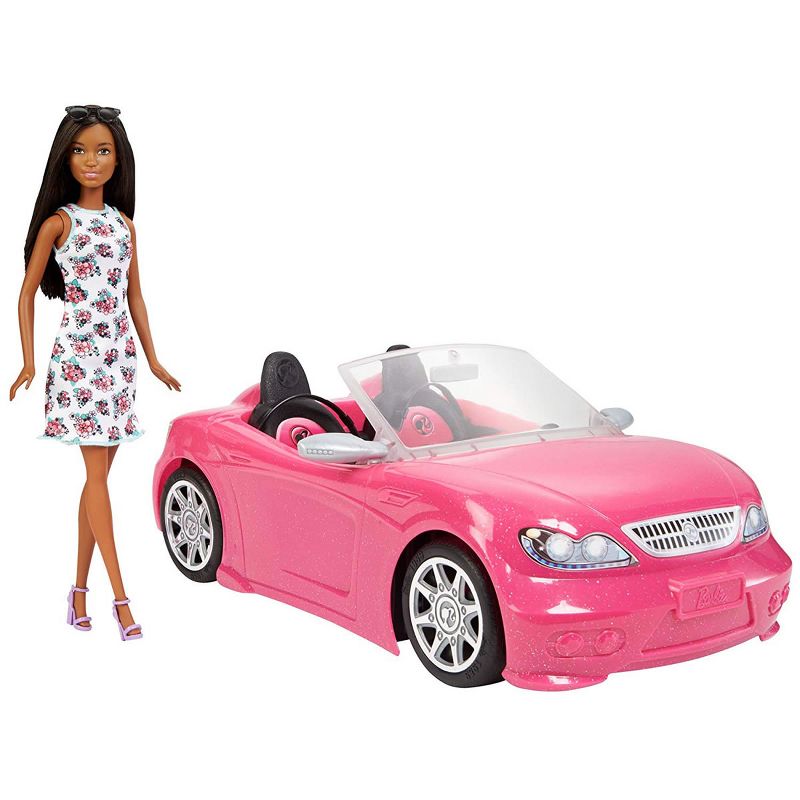 Barbie Doll & Convertible Car - Brunette