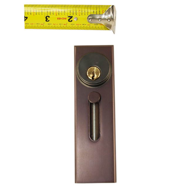 Progressive Hardware R1000 DU Duranodic Drop Bolt Lock for Revolving Doors and Other Applications
