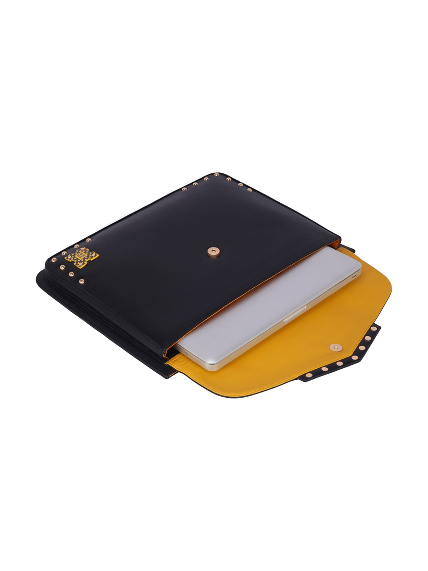 Baggit Brown PVC Solid Laptop Messenger Bag