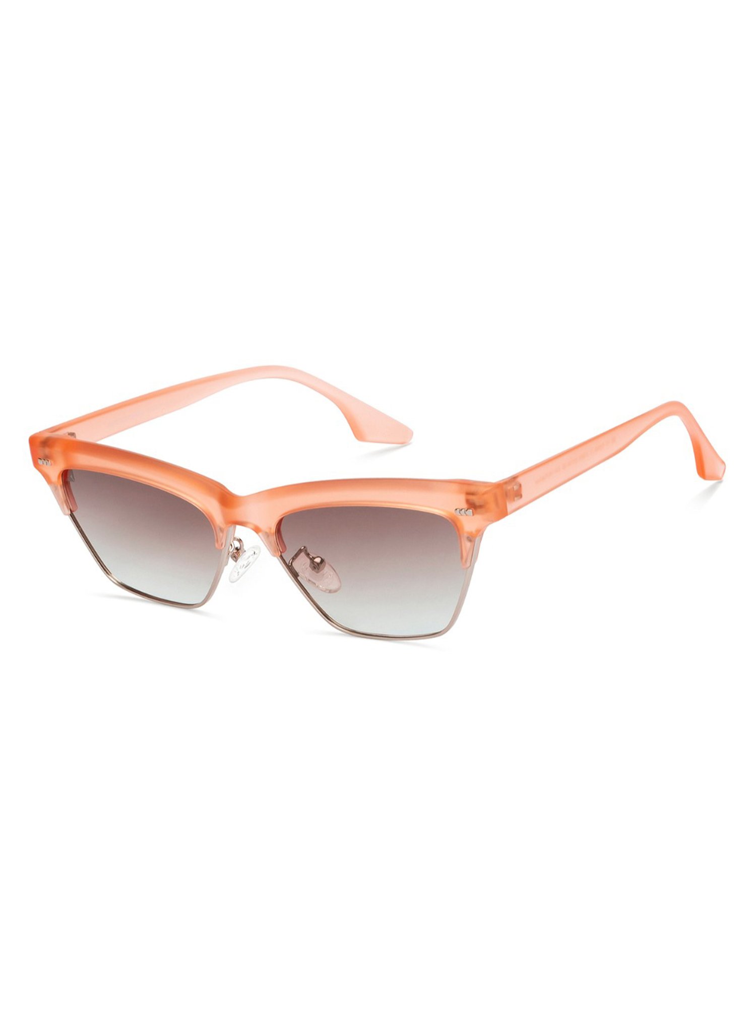 Vincent Chase HOLIDAY EDIT 2.0 Brown Clubmaster Polarised and UV Protected Lens Unisex Sunglasses