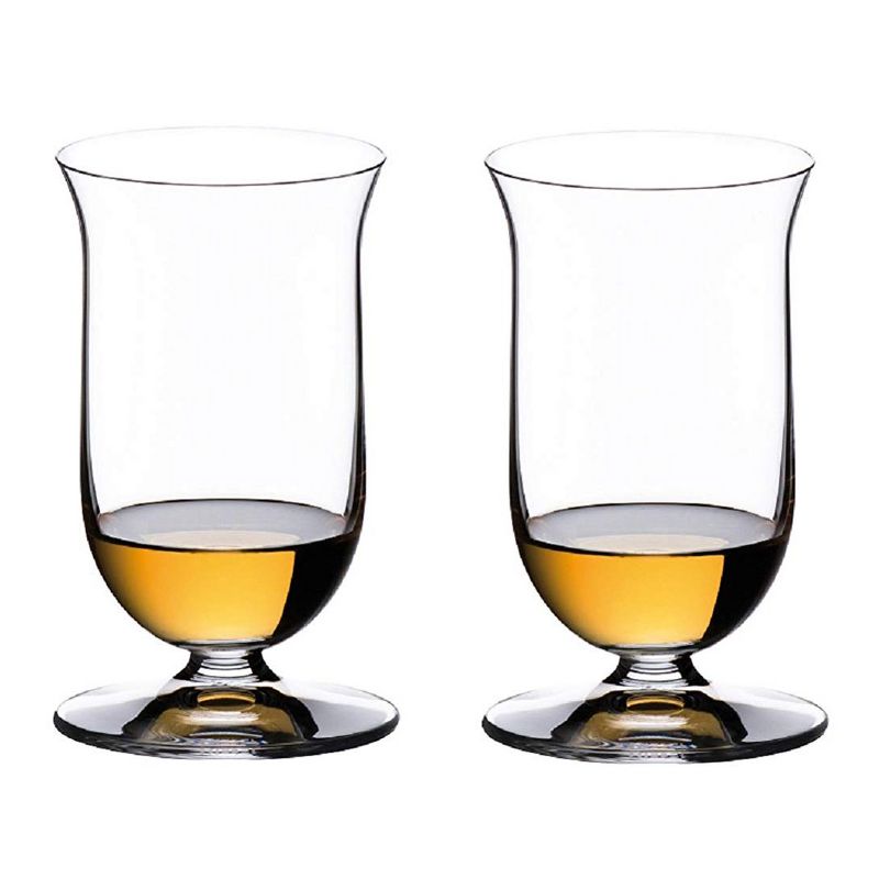 Riedel Vinum Dishwasher Safe Crystal Single Malt Scotch Tasting Whiskey Glasses, Clear (2 Pack)