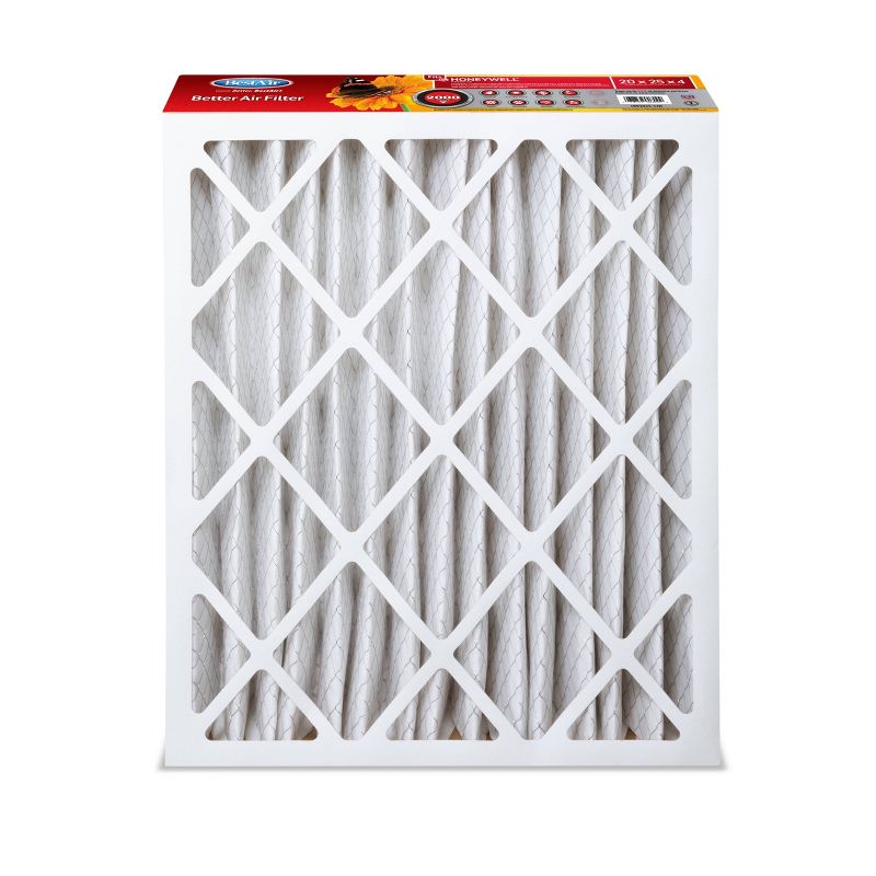 BestAir 3pk Honeywell 20X25X4 Replacement Air Furnace Filter Merv 11