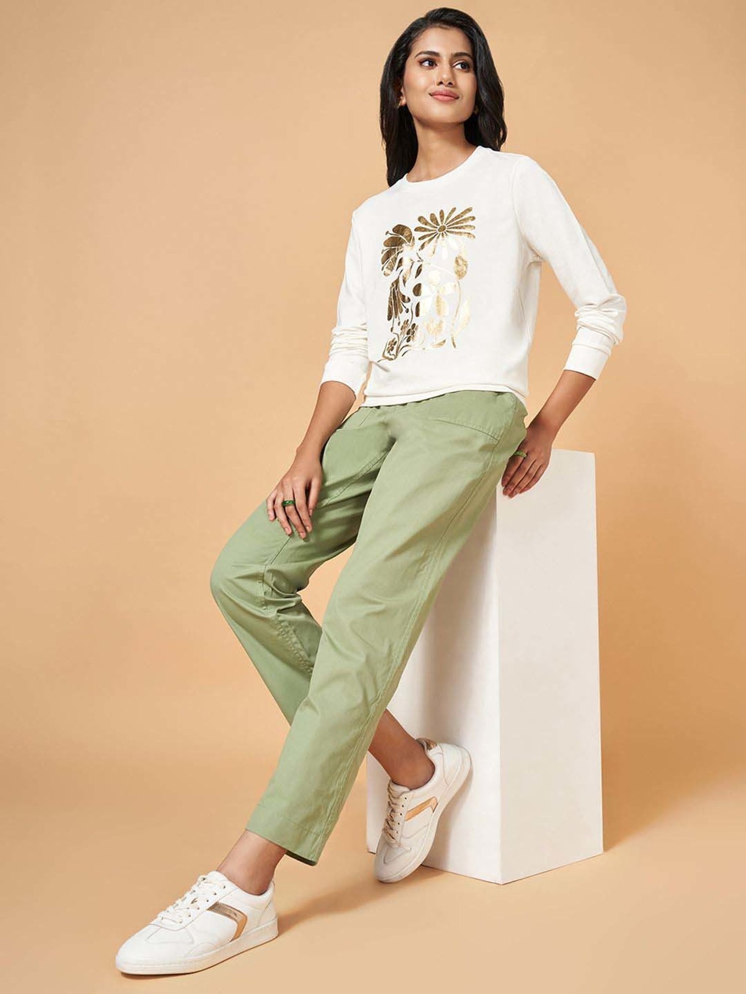 KENDALL + KYLIE Multicolored Printed Hoodie