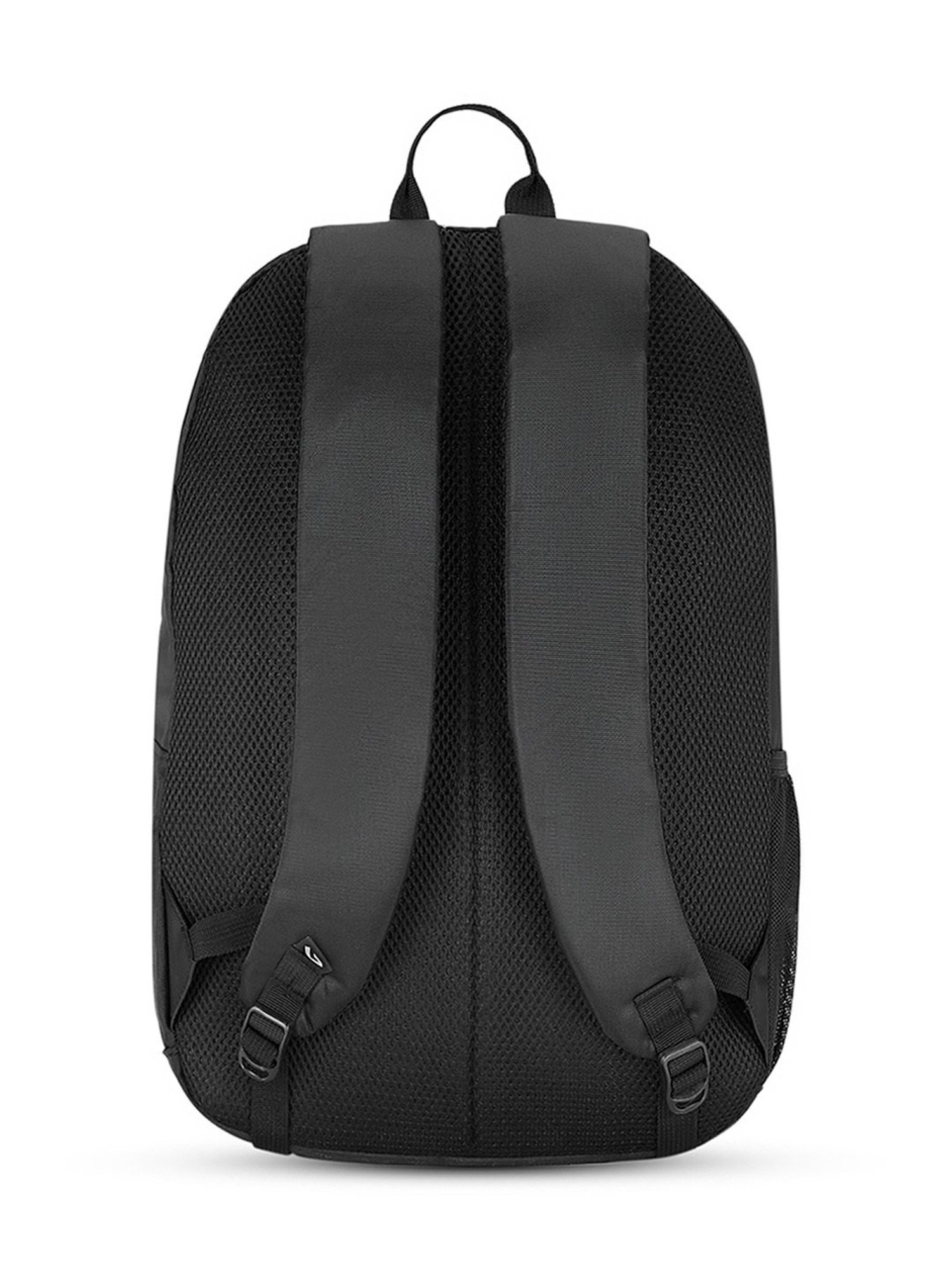 The Vertical Jace Black Textured Medium Backpack