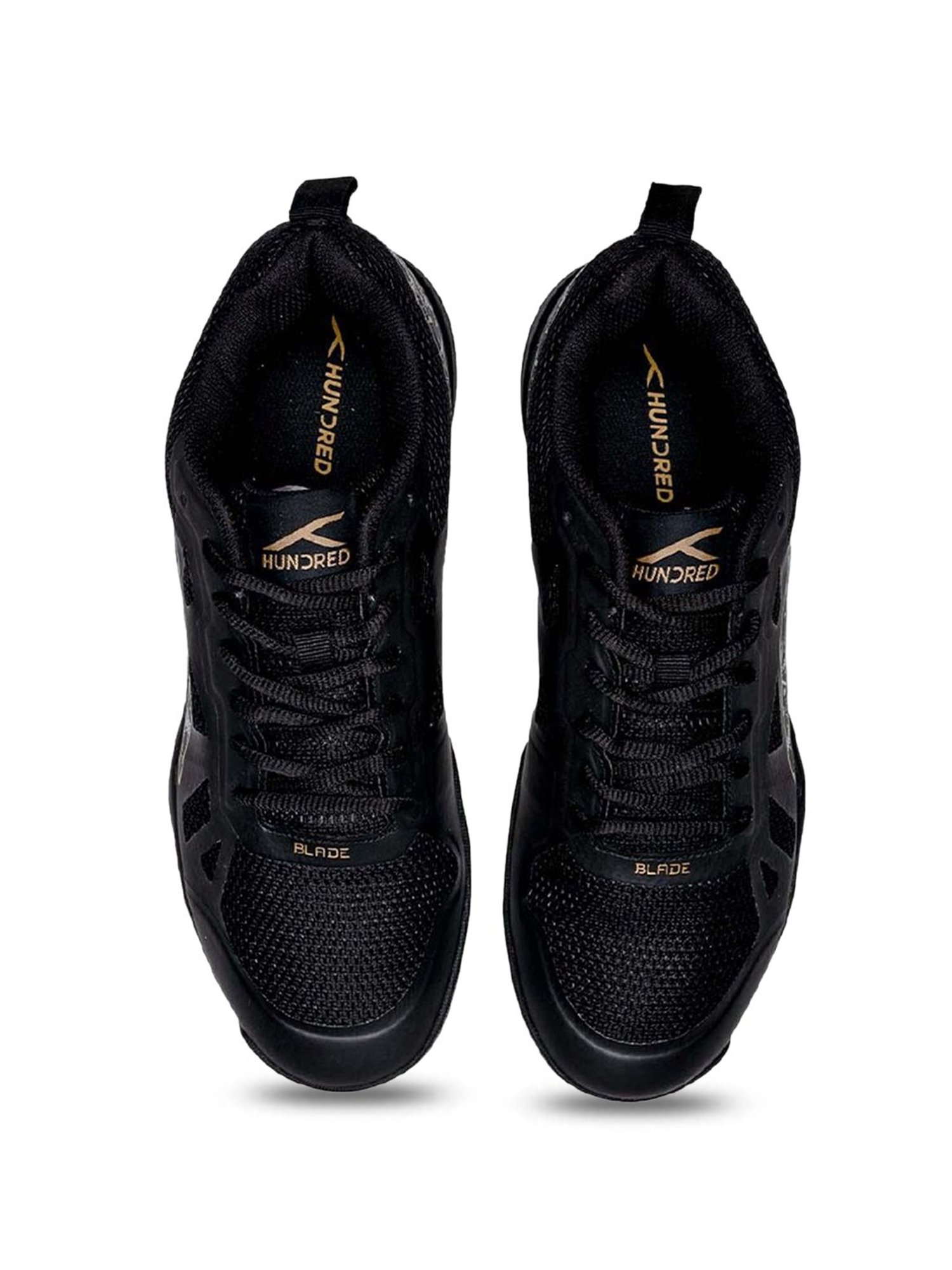 Hundred Men's Blade Black Indoor Court Shoes