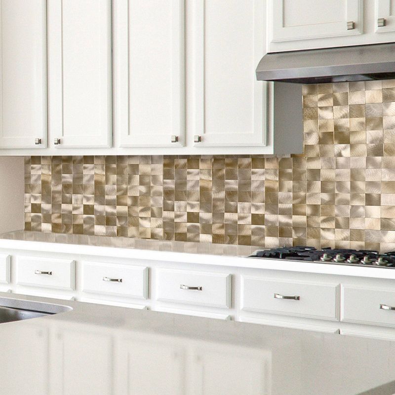 DIP Design is Personal 10pk Copper Wire 12'' x 12'' Tiles Backsplash