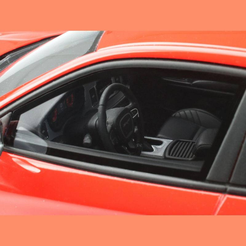 Dodge Charger SRT Hellcat Tor Red Limited Edition to 999 pieces Worldwide 1/18 Model Car by GT Spirit