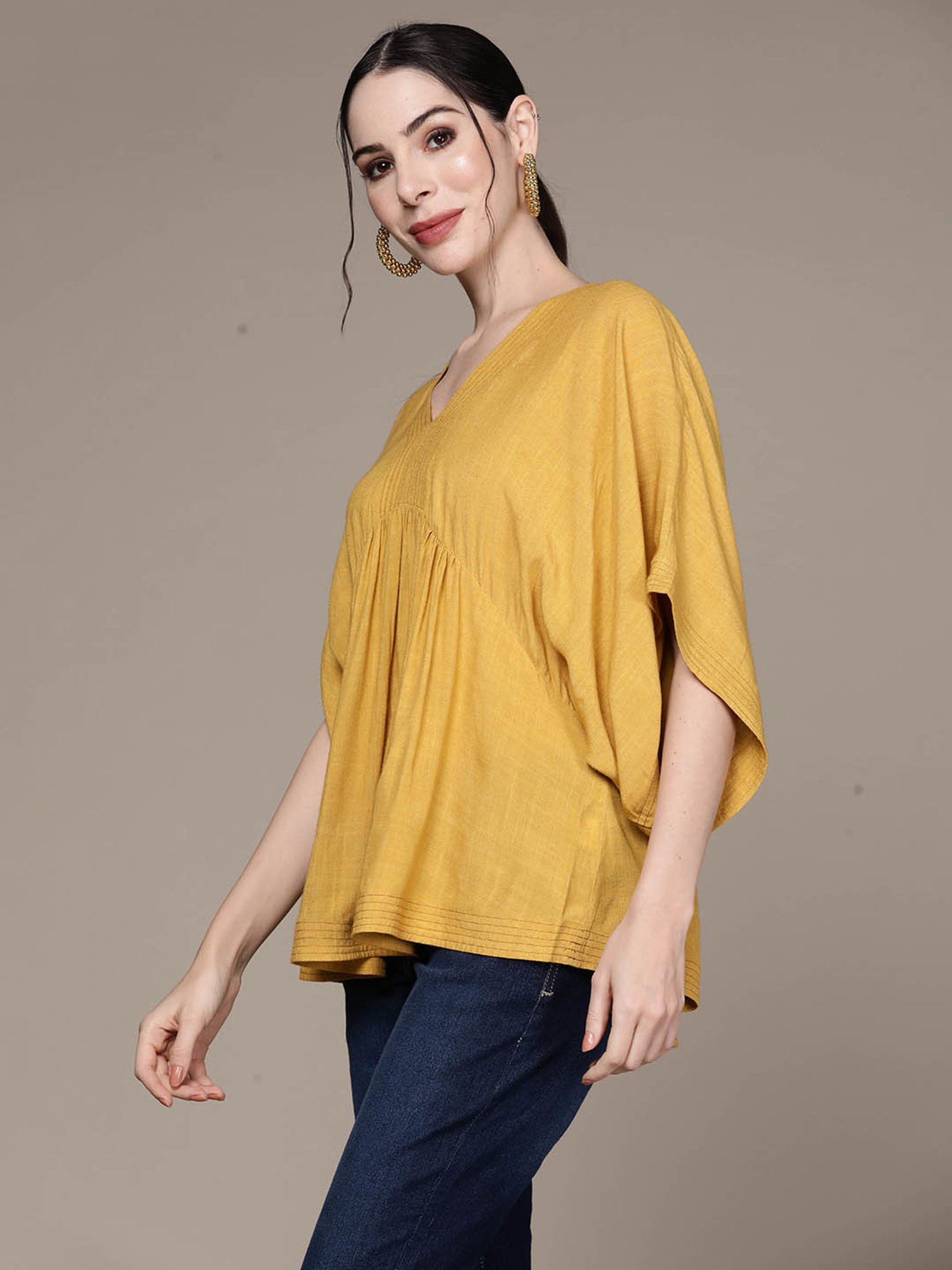 aarke Ritu Kumar Yellow Top