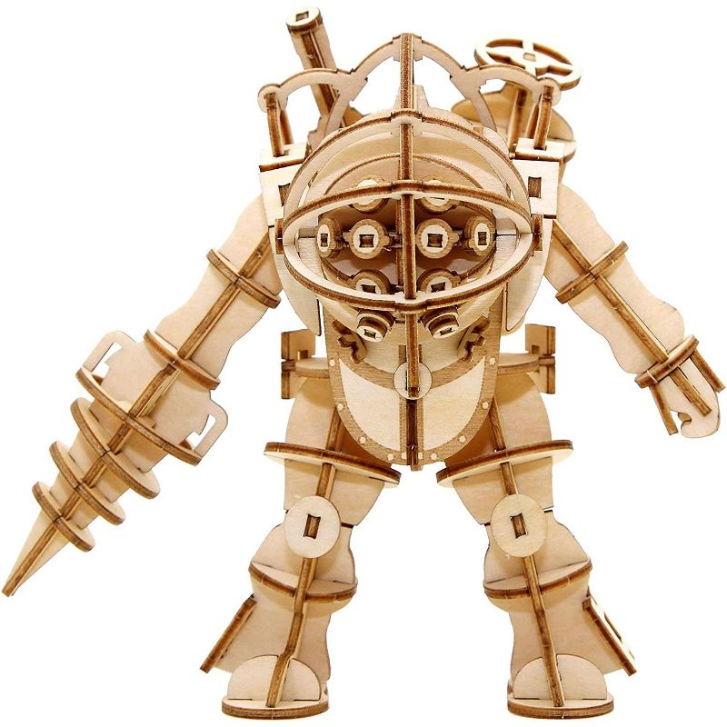 Incredibuilds Bioshock Big Daddy Poster & Wood Model Figure Kit
