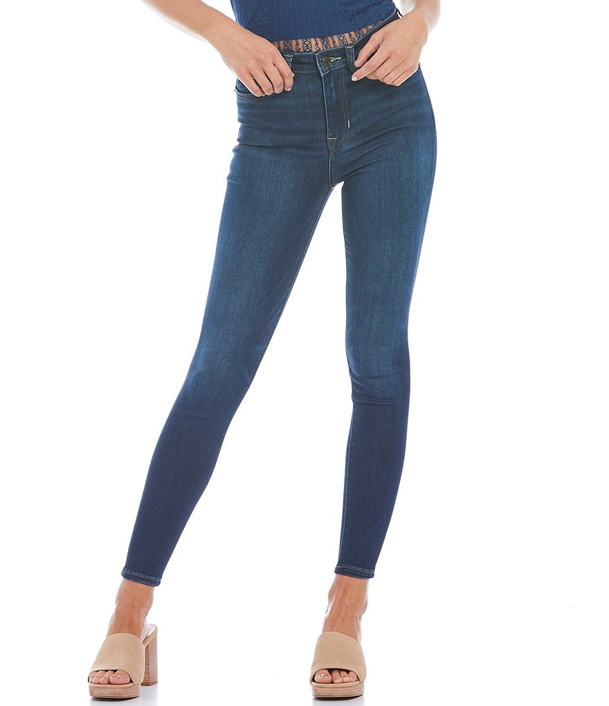 Every Straight Leg Ankle Crop Front Zipper Jeans