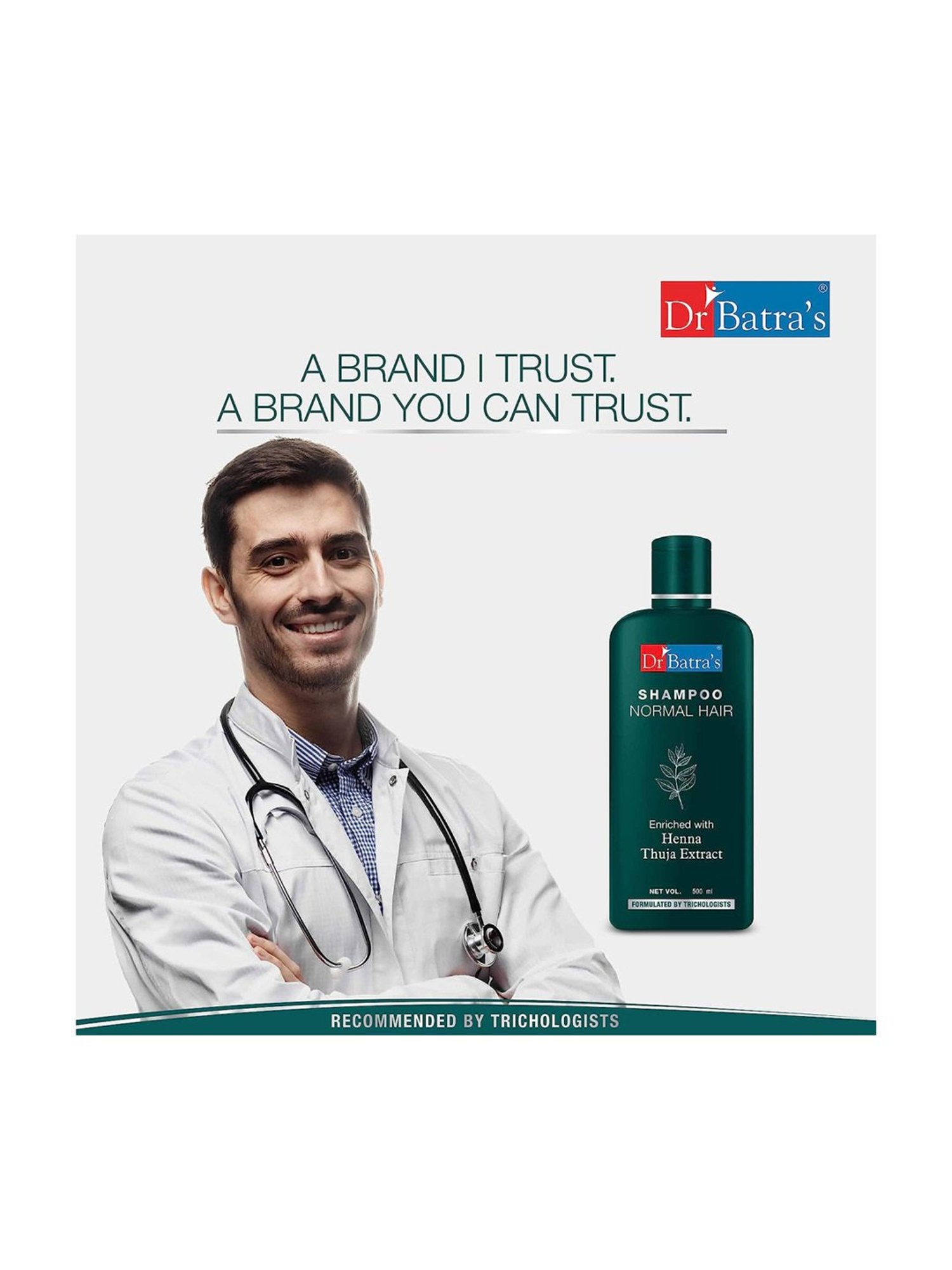 Dr. Batra's Hair Vitalizing Serum & Normal Shampoo