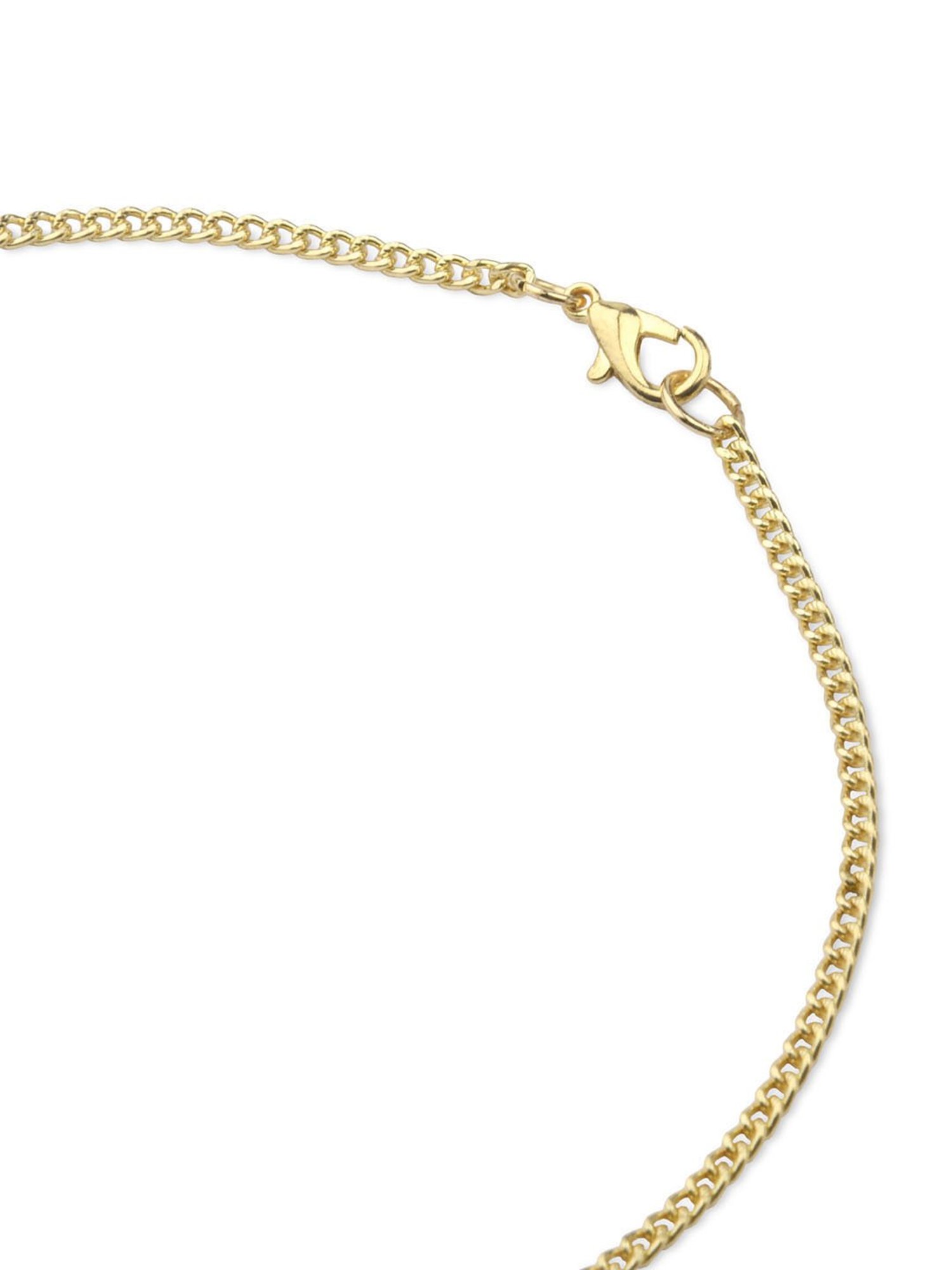 The Bro Code Gold-Plated Anchor Pendant Necklace for Men