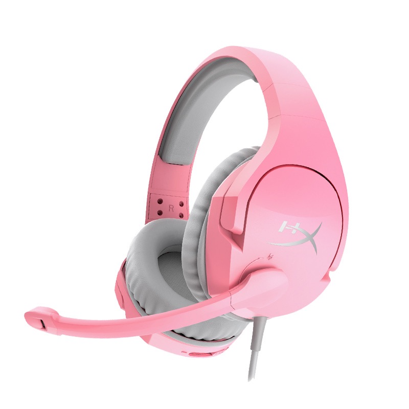 HyperX Cloud Stinger Head-mounted Gaming Headset with Noise Reduction Microphone for PC Game Console Cellphone Pink