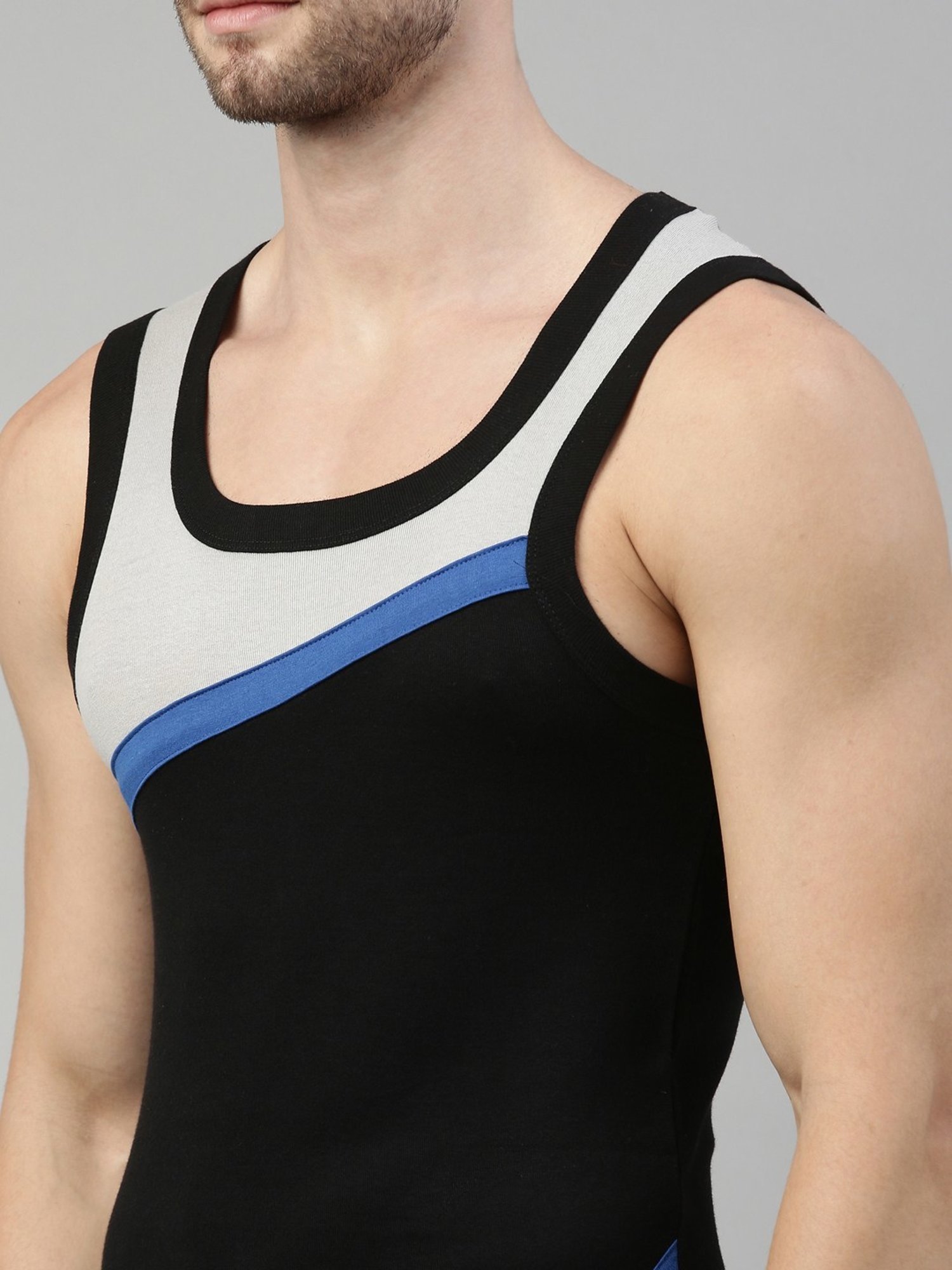 Dixcy Scott Originals Multi Cotton Regular Fit Vest - Pack Of 2