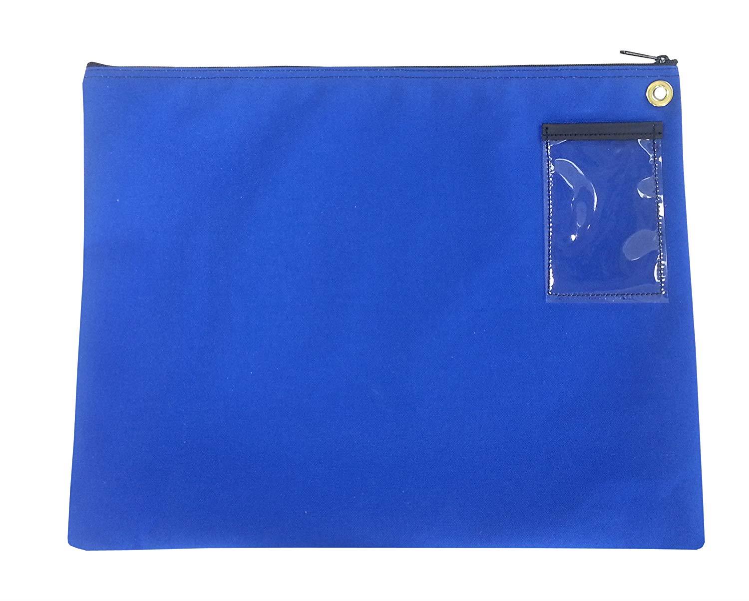 Interoffice Mailer Canvas Transit Bag 14"w x 11"h (Royal Blue)