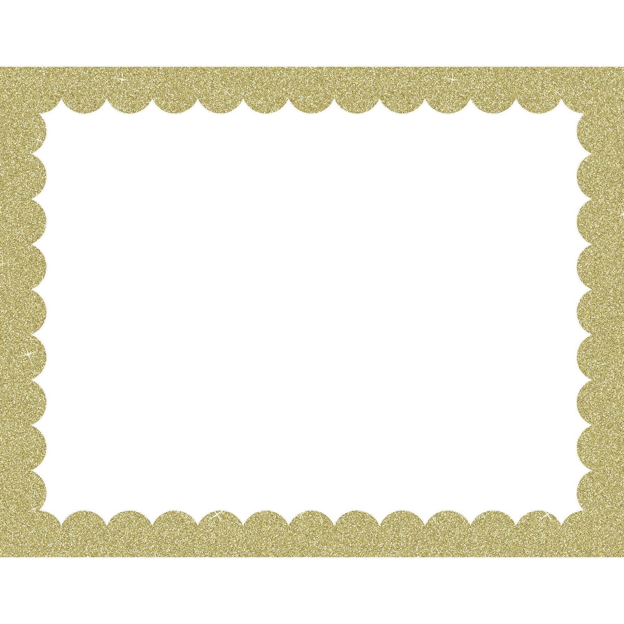 Pacon Poster Board Scalloped Border 28"x1/50"x22" 25/CT GD/WE CAR40011