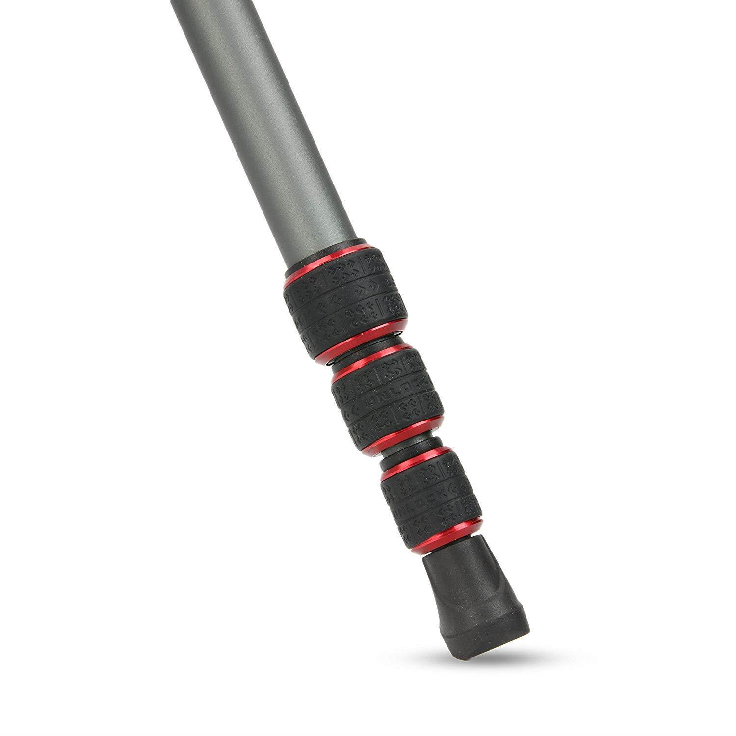 Vanguard VEO 2 204AB Red Aluminum Travel Tripod with VEO 2 BH-45 Ball Head for Sony, Nikon, Canon, Fujifilm Mirrorless, Compact System Camera (CSC), DSLR