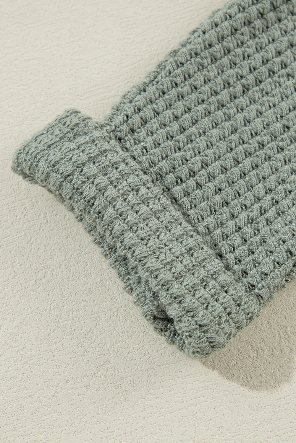 Black Plaid Casual Contrast Trim Knit Cardigan