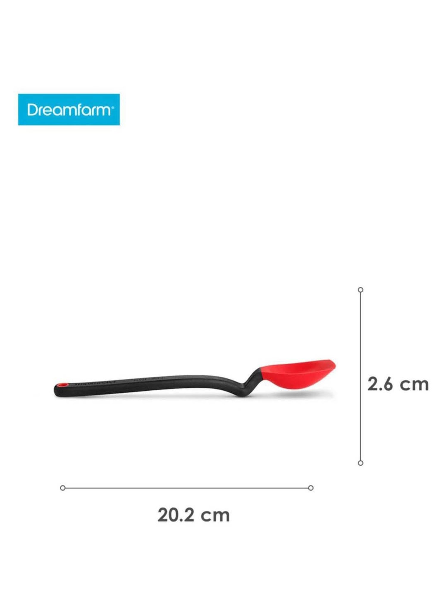 Dreamfarm Red Medium Sit Up Scraping Supoon