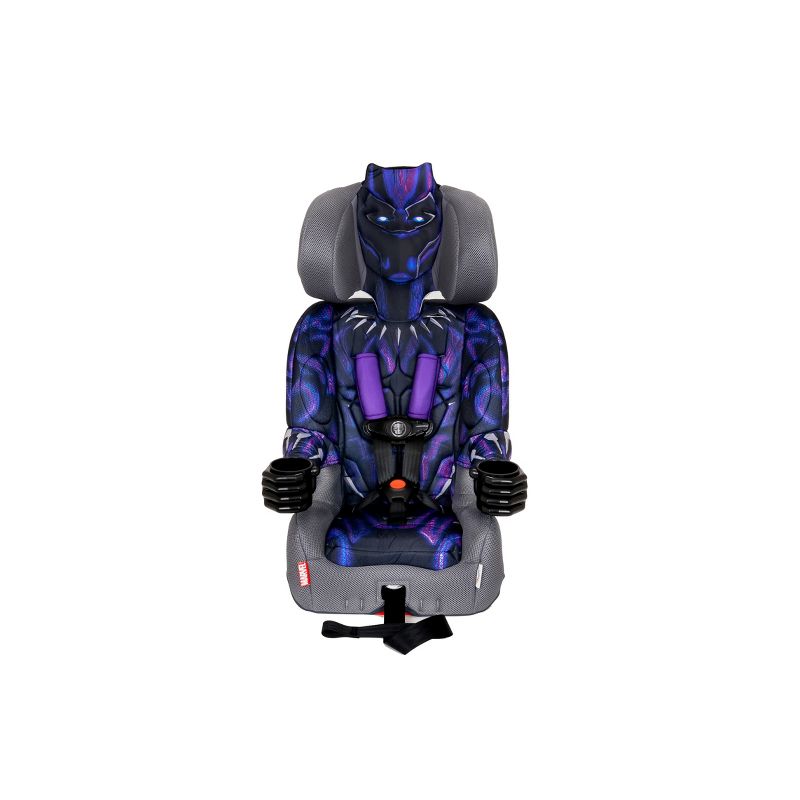 Kids'Embrace Marvel Black Panther Combination Harness Booster Car Seat