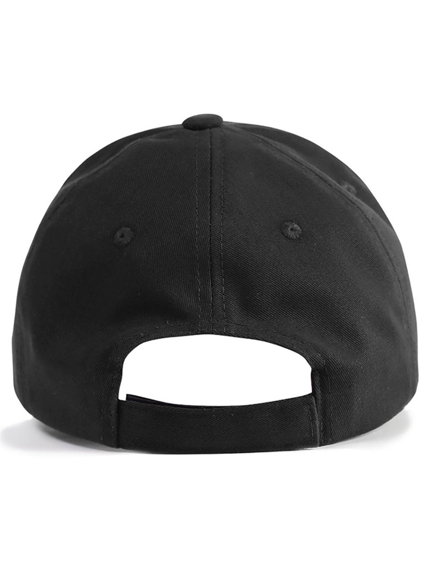 Omtex Unisex Polo Cotton Cap (Black) Size - Free Size