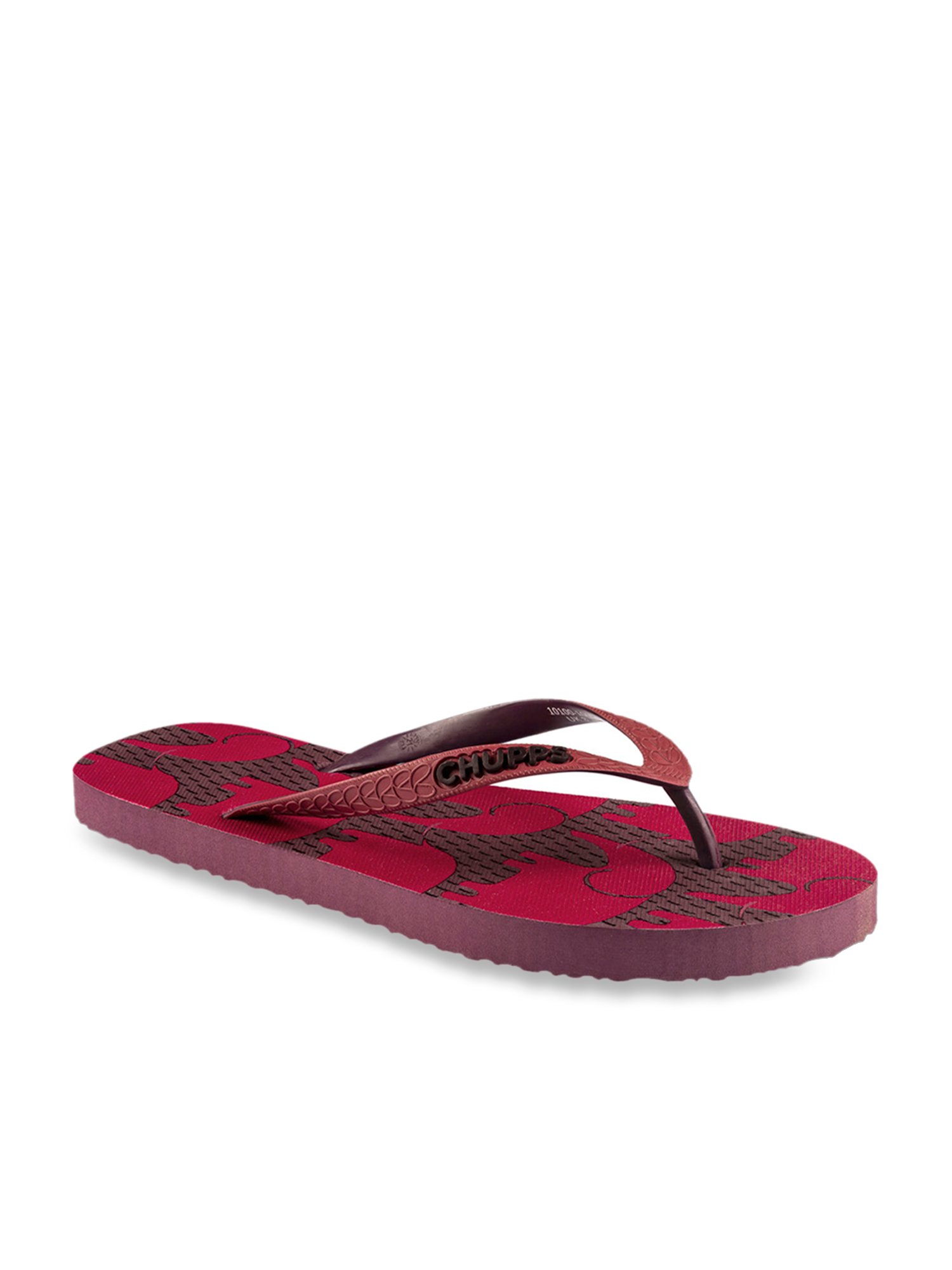 Chupps Men's Red Flip Flops