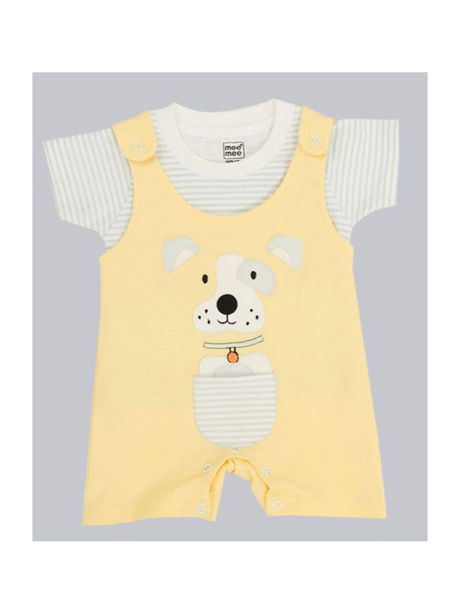 VASTRAMAY Girls Green Printed Clothing Sets