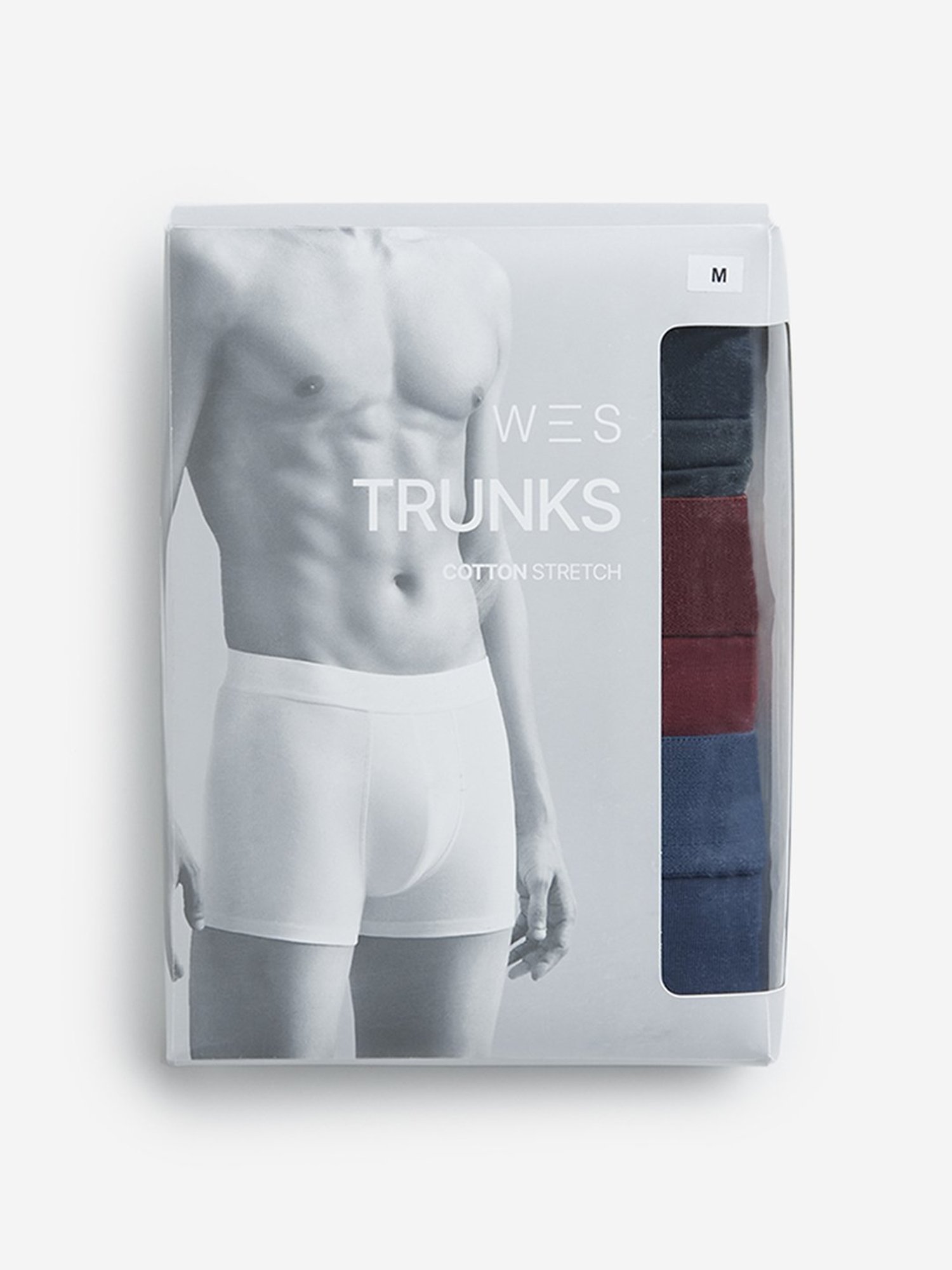 WES Lounge by Westside Teal Cotton Blend Trunks - Pack of 3