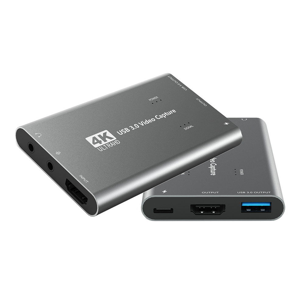 Sishuo  Video Capture Card, 1080P 60FPS HDMI Game Capture Card, 4K HDMI Capture Card for Gaming, Streaming, Teaching, Video Conference, Live Broadcasting, OBS Live Streaming Recorder Device.