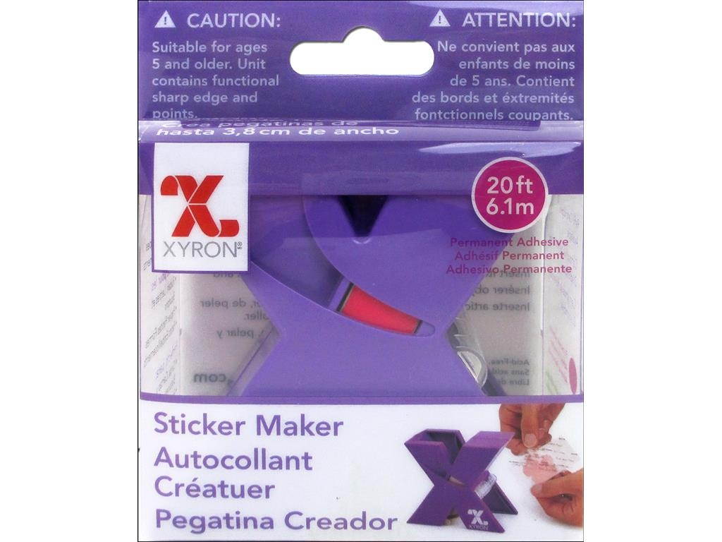 xyron sticker maker xrn150 "x" 1.5 inch