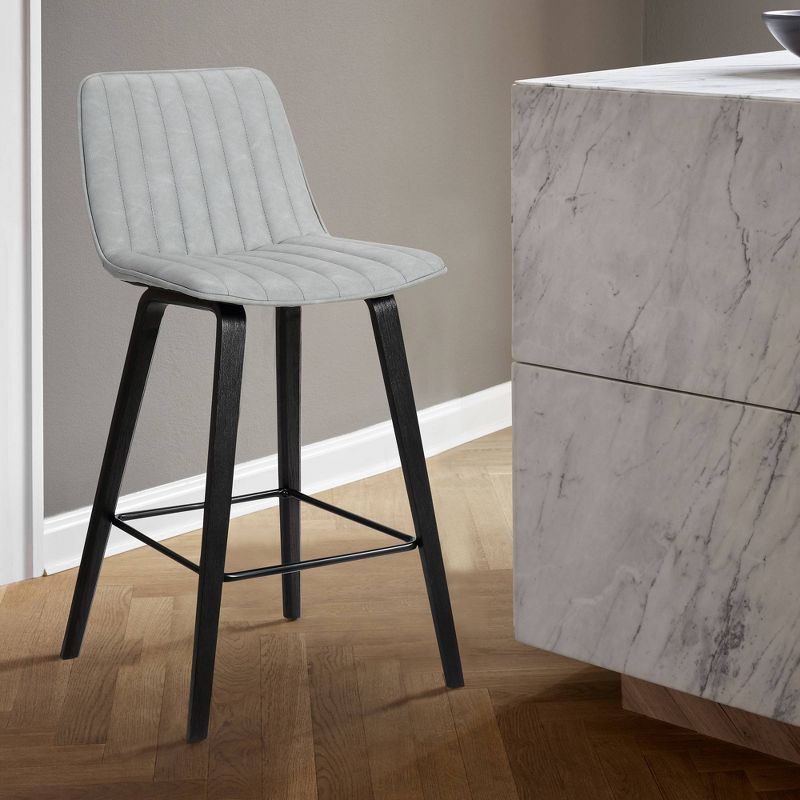 26" Lorenz Barstool Gray - Armen Living