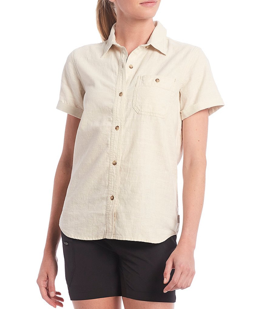 Royal Robbins Expedition Pro Short Roll-Tab Sleeve Point Collar Shirt