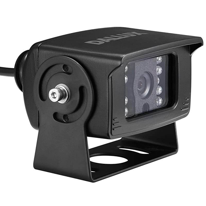 Truck Vehicle Backup Cameras Wide View Angle cab cam Rearview Reverse Waterproof Night Vision 4 Pin Camera for Travel TrailerPickupVanOversize TruckFifth WheelRV CamperMotor Home 1224V