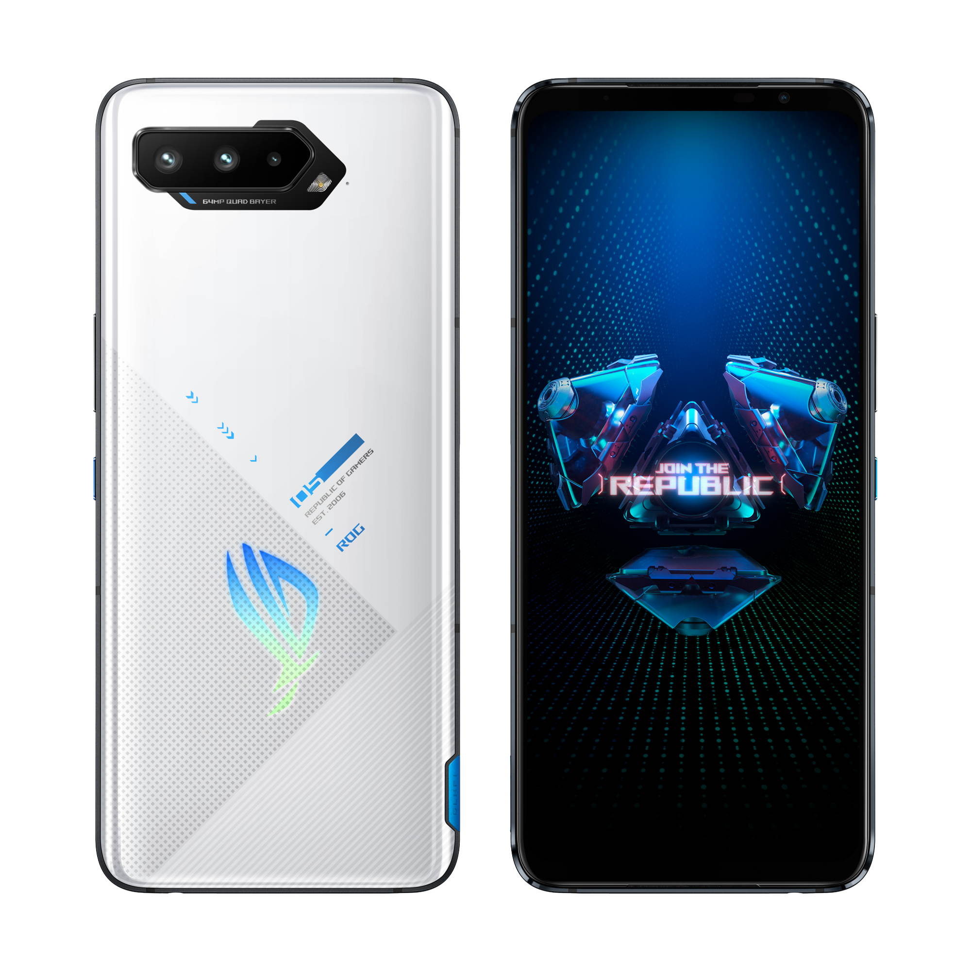 ASUS ROG Phone 5 (ZS673KS) gaming phone Rog5 16G/256G including AeroActive Cooler 6.78" Unlocked 5G Smartphone (GSM only, No CDMA)International Version, not Tencent -White