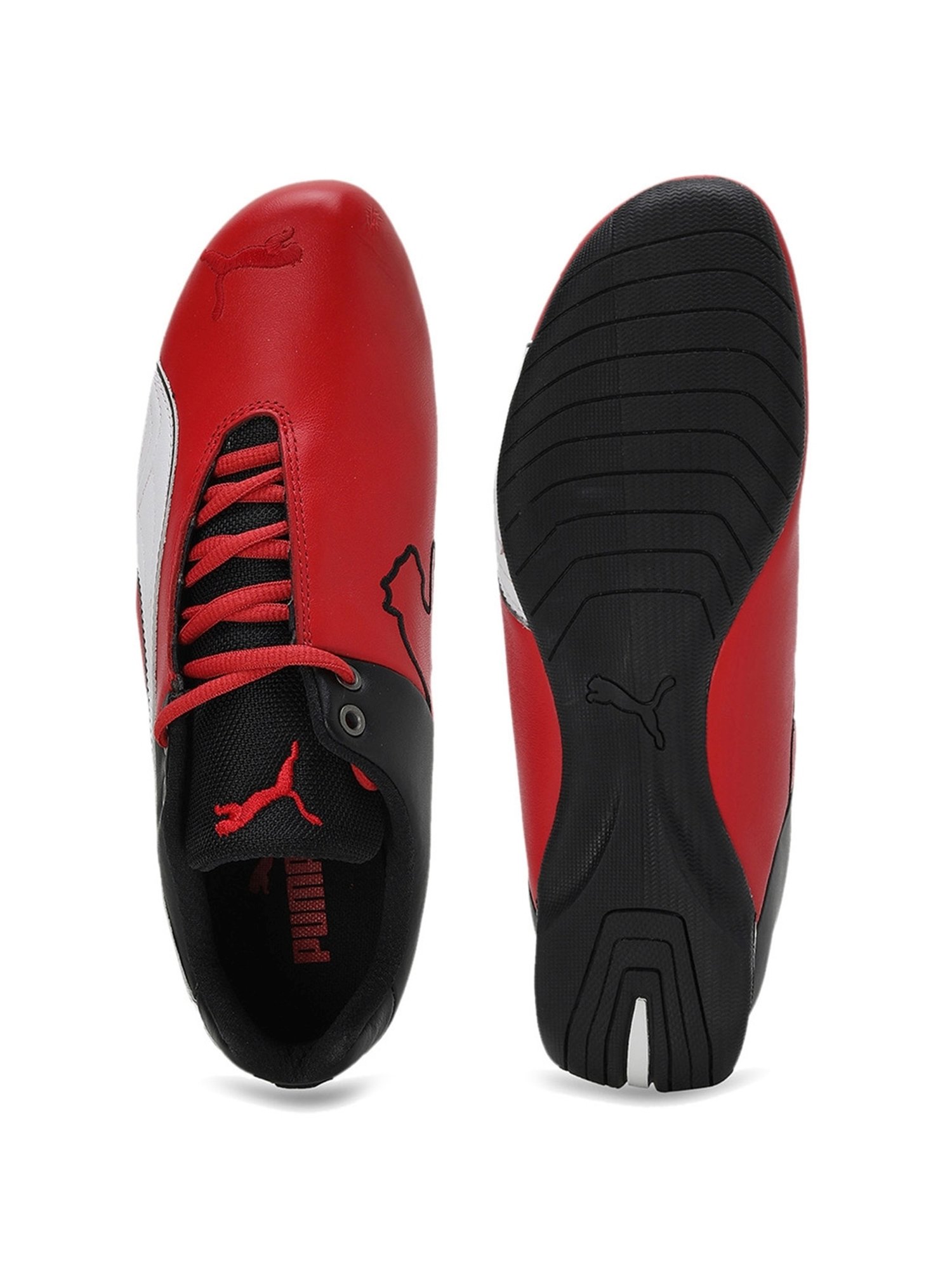 Puma Men's Scuderia Ferrari Future Cat OG Motorsport Red Casual Sneakers